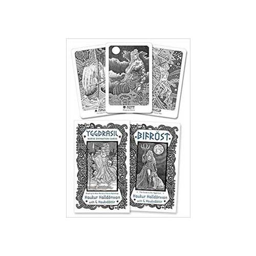 Yggdrasil Norse Divination Cards Dk & Bk By Halldorsson & Hauksdottir