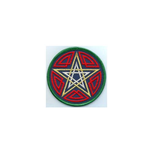 Celtic Pentagram Patch 3"