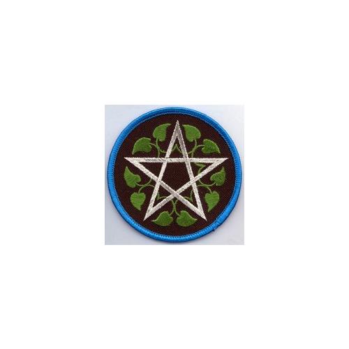 Leafy Pentagram Patch 3"