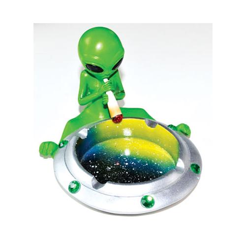 4 1-4" Alien Galaxy Ashtray