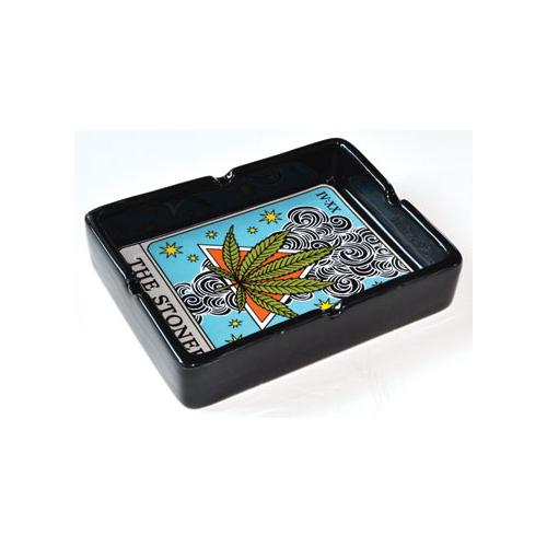 4" X 5 1-4" Stoner Tarot Card Ashtray