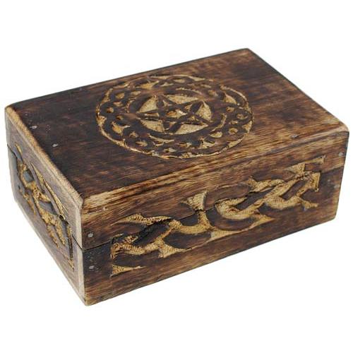 Celtic Circle Pentagram Box