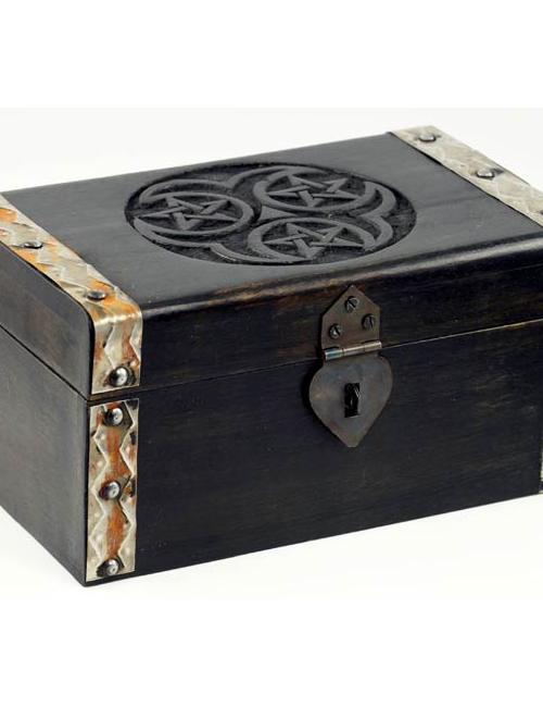 Hecate Triple Pentagram Treasure Chest