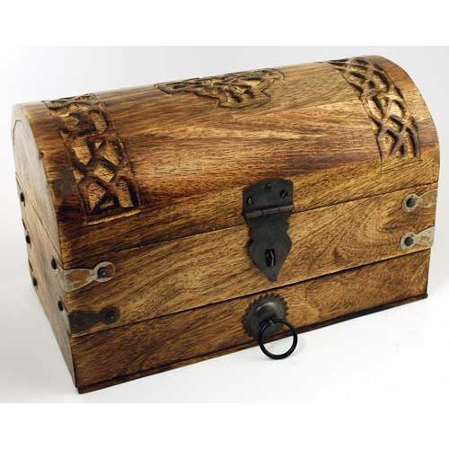Celtic Cross Treasure Chest