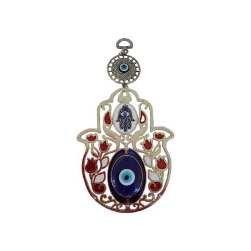 Fatima Flower Evil Eye Wall Hanging "new Design"
