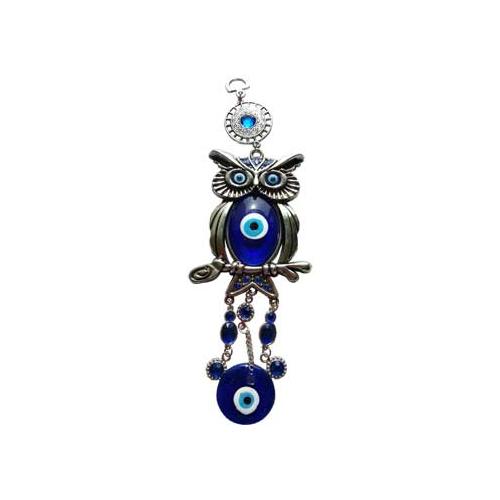 Wahching Owl Evil Eye Wall Hanging