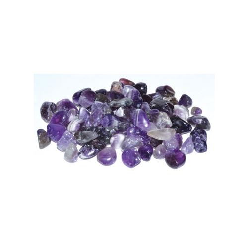 1 Lb Amethyst Tumbled Chips 7-9mm