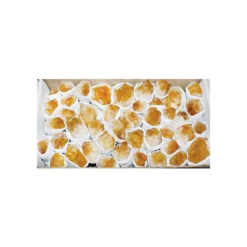 ~2kg Flat Of Citrine Points