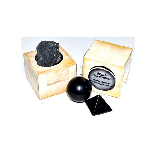 Tourmaline, Black Gift Box (set Of 12)