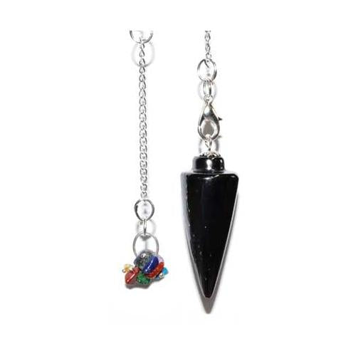 Hematite 7 Chakra Pendulum