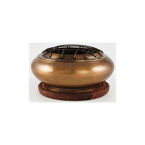 Brass Screen Incense Burner With Coaster