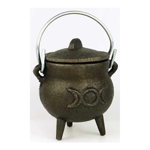 Triple Moon Cast Iron Cauldron 3"