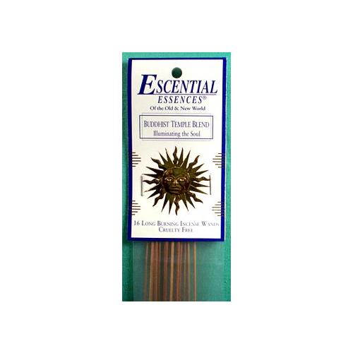 Buddhist Temple Escential Essences Incense Sticks 16 Pack