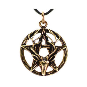 Pentagram Stag Bronze