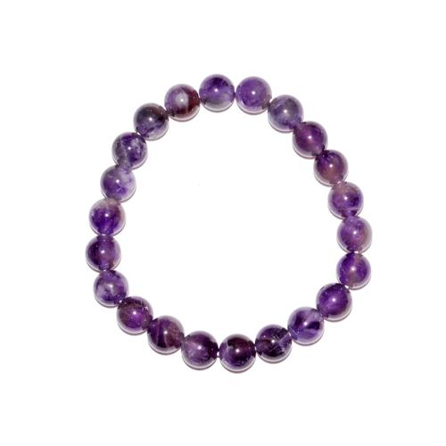 8mm Amethyst Bracelet
