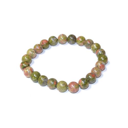 8mm Unakite Bracelet