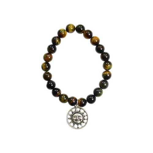 Tiger Eye Joy Sunface Silver