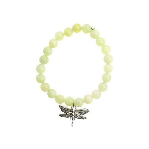 New Jade Serenity Dragonfly Silver