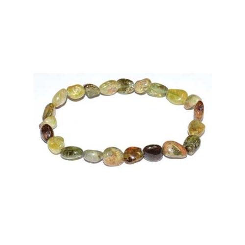 Green Garnet Nugget Bracelet