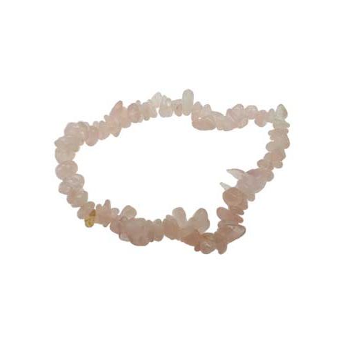 Rose Quartz Chip Bracelet