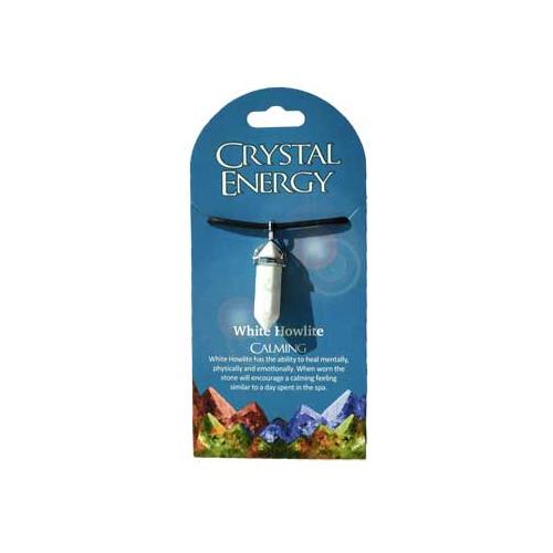 Calming (white Howlite) Double Terminated