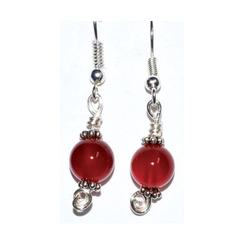 Carnelian Dangle Earrings