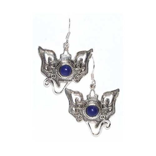 Ganesha Lapis Earrings