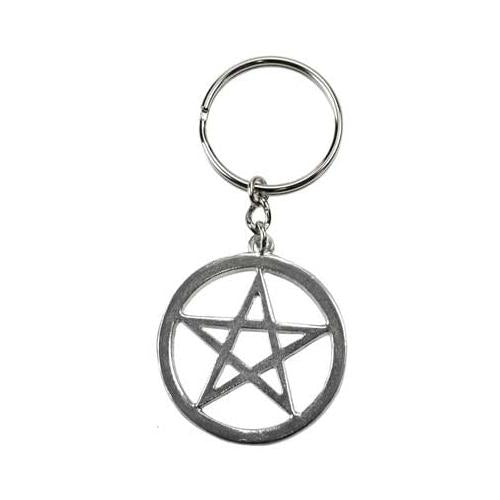 Pentagram Key Ring