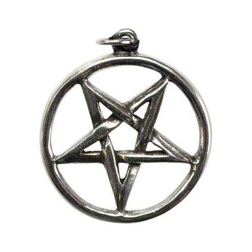 Pentagram Inverted Pewter