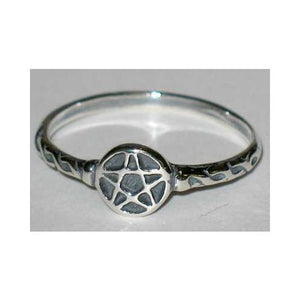 Pentagram Ring Size 8 Sterling