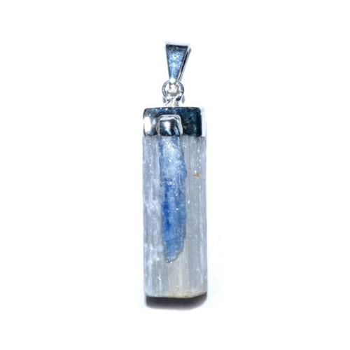 Selenite W- Kyanite Pendant