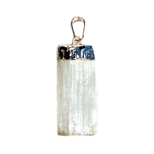 Selenite Utumbled Pendant