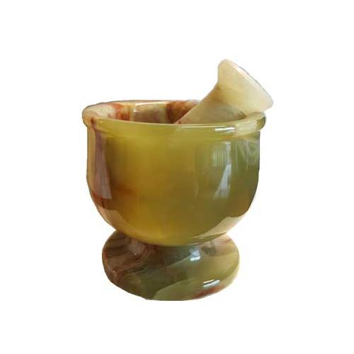 4" Onyx Mortar And Pestle Set