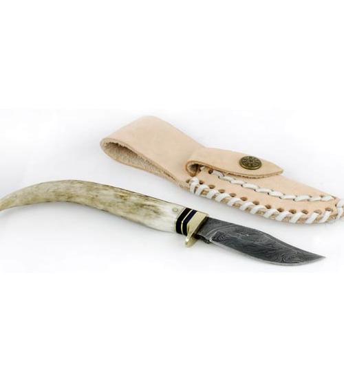 Stag Damascus Athame