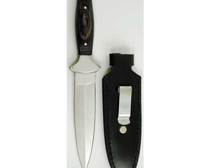 Black Faux Wooden Handled Athame 9"