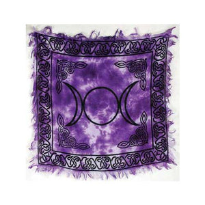 Triple Moon Altar Cloth 18" X 18"