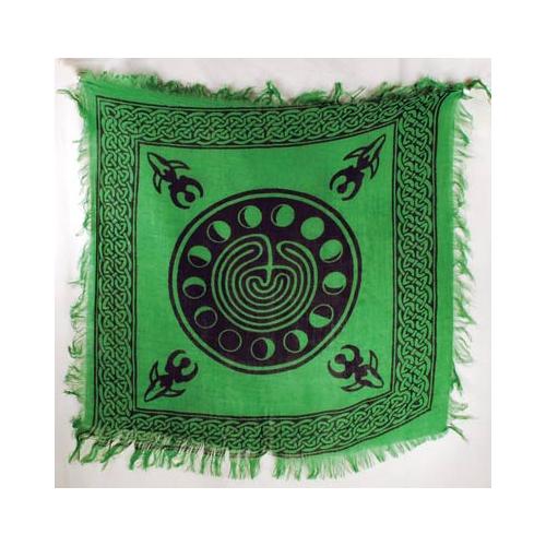 Moon Phase Altar Cloth 18" X 18"