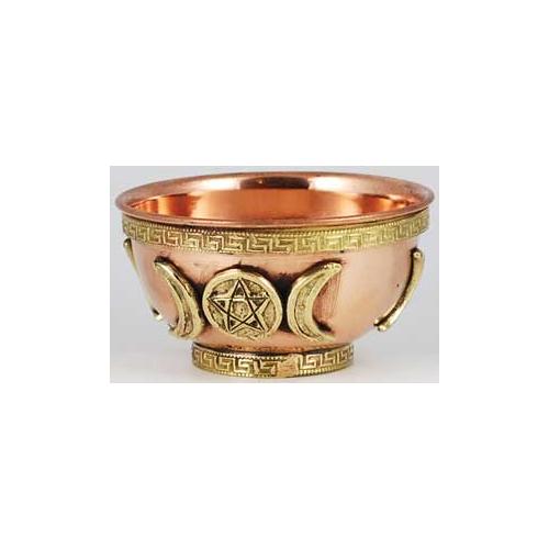 3" Triple Moon Offering Bowl