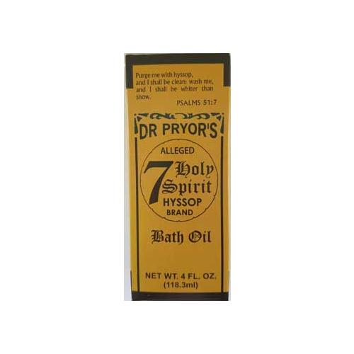 4oz Seven Holy Hyssop Bath Oil