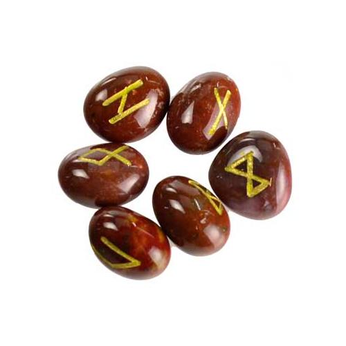 Red Jasper Rune Set
