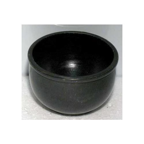 Black Stone Scrying Bowl 3"