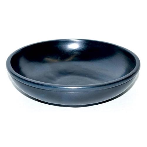 Black Stone Scrying Bowl 6"