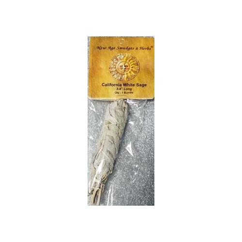 California White Sage Smudge Stick 3"
