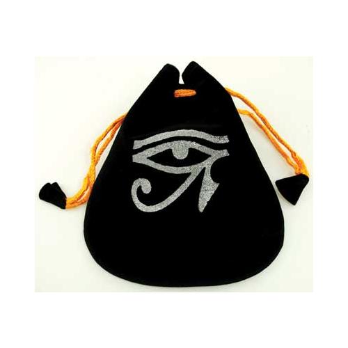 Eye Of Horus Velveteen Bag