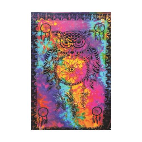 54" X 86" Owl Dream Catcher