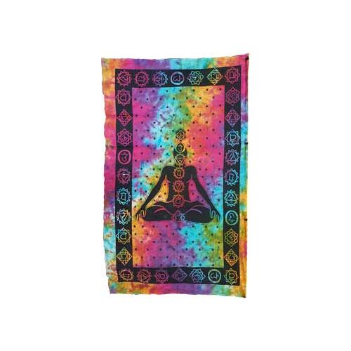 Seven Chakra Tapestry 54" X 86"